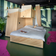 Illustration for article titled This Transforming Pod Is a Bed, Bath, Shower and Tiny Garden